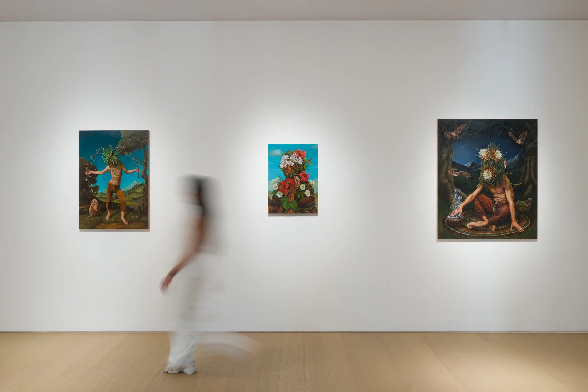 On-site photo — Marcos Lozano paintings