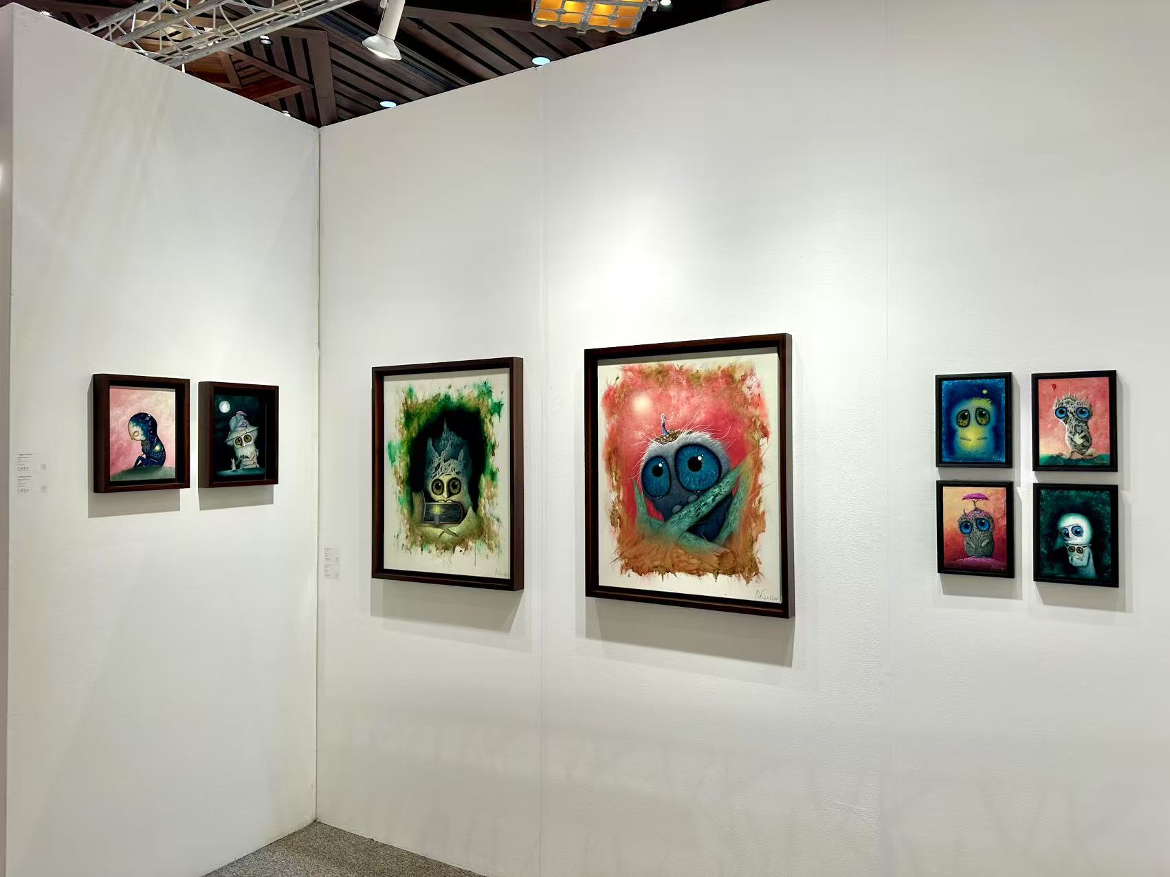 Booth B101 — August Vilella's dreamlike creatures on display