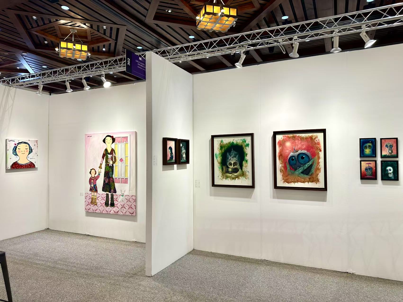 Eva Armisén — Whimsical figurative works on canvas